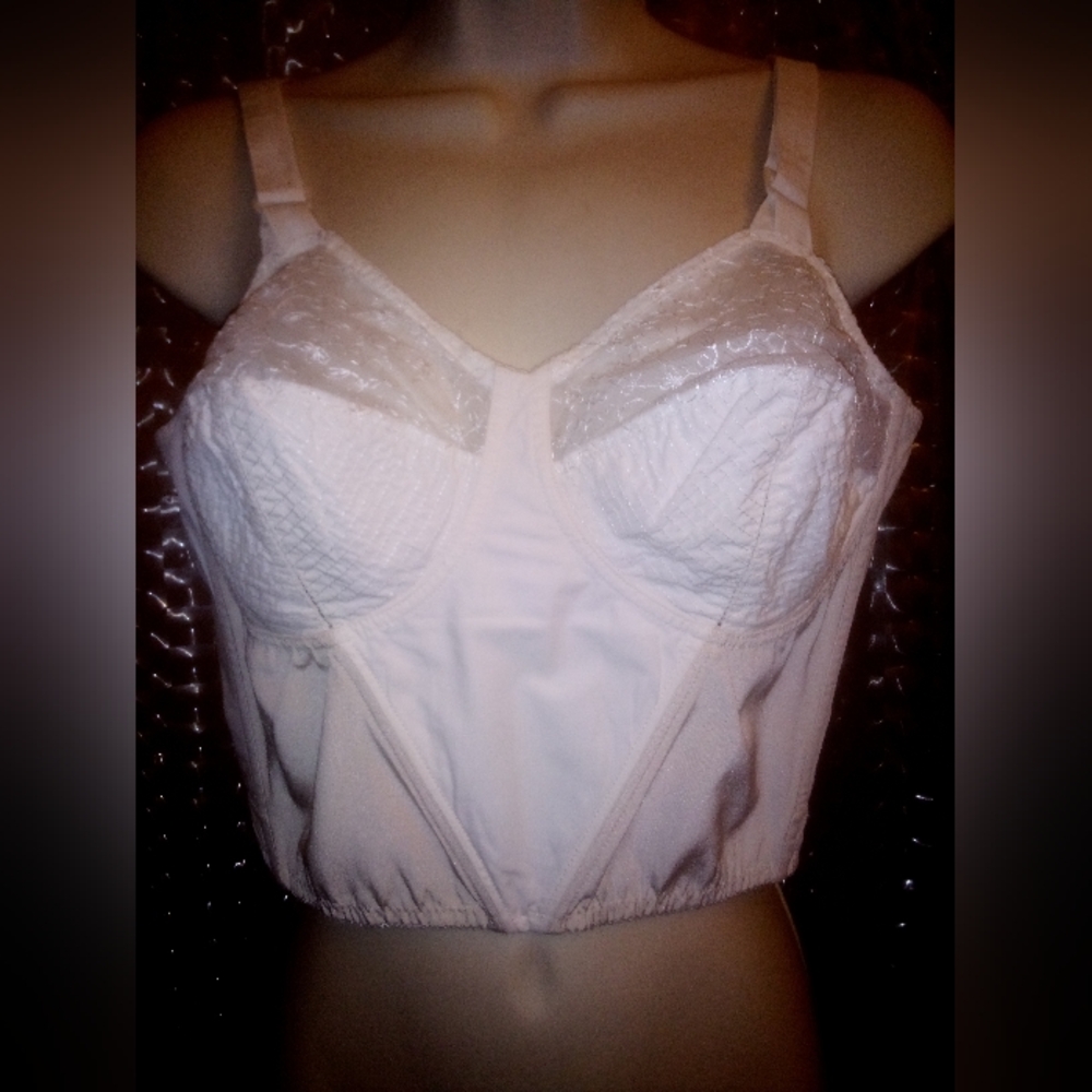 Vintage Show Case Bullet Bra By Bestform Size 34 C